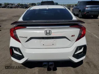 2020 Honda Civic Si with VIN 2HGFC1E52LH704407, listed as a Copart auction lot 54919985 with 44,521 mi miles and Salvage Title. Bid and sale history available at DreamBid. Image 6.
