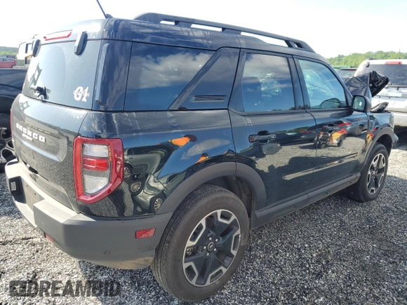 2024 Ford Bronco Sport Outer Banks with VIN 3FMCR9C62RRE92711, listed as a Copart auction lot 55787445 with Not provided miles and Salvage title. Bid and sale history available at DreamBid. Image 3.