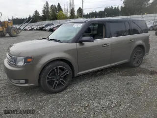 2014 Ford Flex SEL with VIN 2FMGK5C86EBD14390, listed as a Copart auction lot 52424815 with 146,587 mi miles and Salvage Title. Bid and sale history available at carsss.com. Image 1.