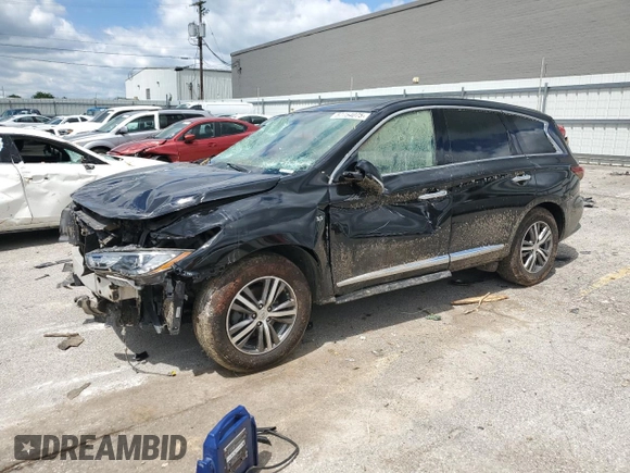 2020 Infiniti QX60 Signature Edition with VIN 5N1DL0MM4LC503454, listed as a Copart auction lot 57754075 with 68,119 mi miles and Salvage title. Bid and sale history available at DreamBid. Image 1.
