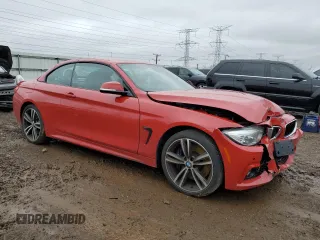 2015 BMW 4 Series 435i xDrive with VIN WBA3T7C58FP942542, listed as a Copart auction lot 78869484 with 75,392 mi miles and Salvage title. Bid and sale history available at DreamBid. Image 4.