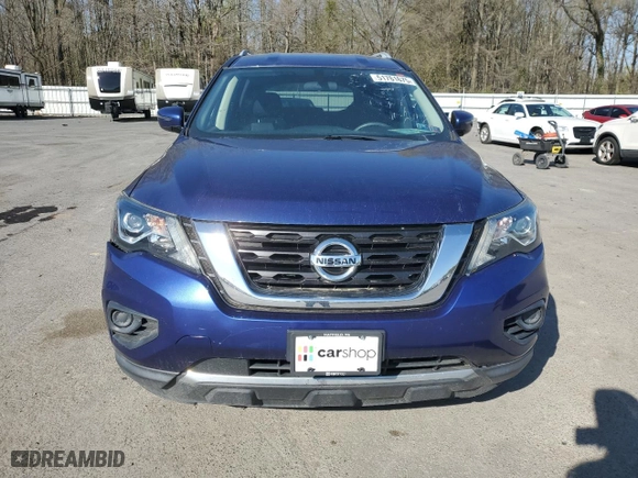 2018 Nissan Pathfinder SV with VIN 5N1DR2MM4JC630731, listed as a Copart auction lot 51761675 with 57,707 mi miles and Salvage Title. Bid and sale history available at carsss.com. Image 5.