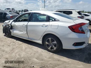 2019 Honda Civic Sedan LX with VIN 19XFC2F68KE028664, listed as a Copart auction lot 62253534 with 142,812 mi miles and Salvage Title. Bid and sale history available at carsss.com. Image 2.
