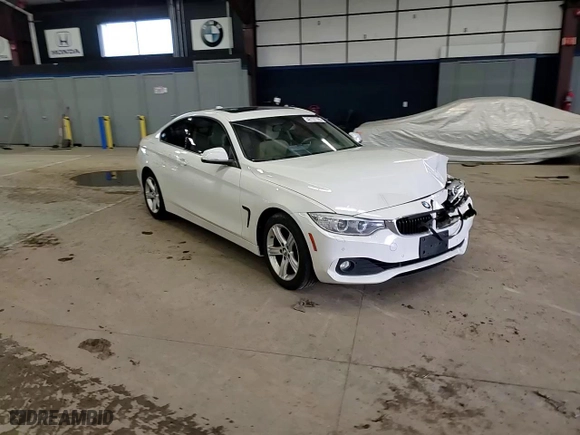 2014 BMW 4 Series 428i xDrive with VIN WBA3N9C53EF720727, listed as a Copart auction lot 46137785 with 105,861 mi miles and Salvage Title. Bid and sale history available at carsss.com. Image 10.
