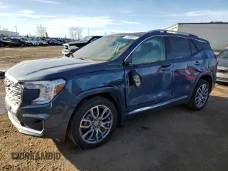 2024 GMC Terrain Denali with VIN 3GKALXEG9RL263117, listed as a Copart auction lot 41989835 with 5,341 mi miles and Salvage Title. Bid and sale history available at carsss.com. Image 1.
