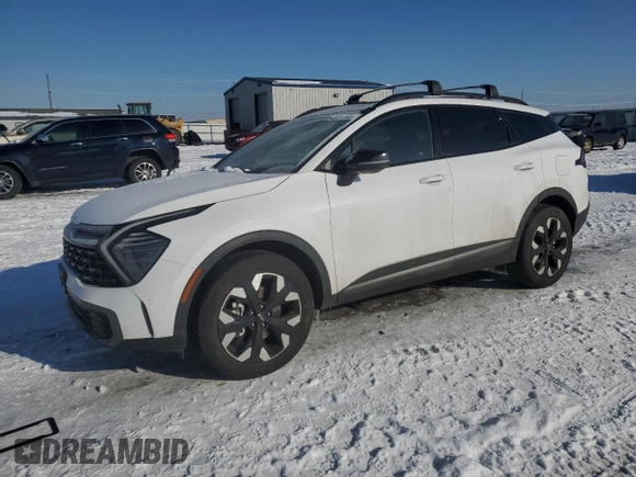 2024 Kia Sportage X-Line with VIN 5XYK6CDF9RG211227, listed as a Copart auction lot 43651765 with 6,386 mi miles and Salvage Title. Bid and sale history available at carsss.com. Image 1.