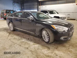 2015 Kia K900 Luxury with VIN KNALW4D40F6022423, listed as a Copart auction lot 42554635 with 82,731 mi miles and Salvage Title. Bid and sale history available at carsss.com. Image 4.