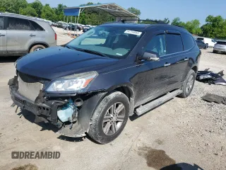 2016 Chevrolet Traverse LT with VIN 1GNKRGKD7GJ230735, listed as a Copart auction lot 54754965 with 104,312 mi miles and Salvage title. Bid and sale history available at DreamBid. Image 1.
