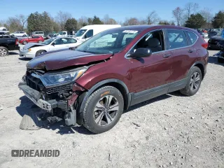 2017 Honda CR-V LX with VIN 7FARW5H3XHE006133, listed as a Copart auction lot 50192775 with 95,453 mi miles and Salvage Title. Bid and sale history available at carsss.com. Image 1.