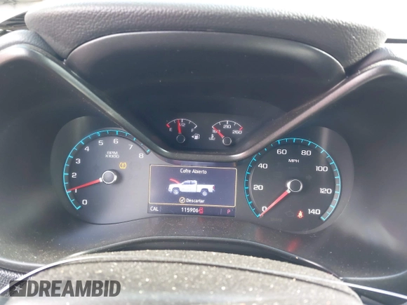 2021 Chevrolet Colorado 2WD Z71 with VIN 1GCGSDEN0M1107165, listed as a IAAI auction lot 42211981 with 115,906 mi miles and . Bid and sale history available at DreamBid. Image 7.