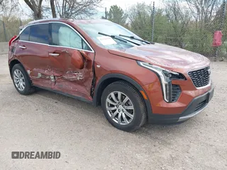 2019 Cadillac XT4 AWD Premium Luxury with VIN 1GYFZDR45KF183306, listed as a IAAI auction lot 42136598 with 44,657 mi miles and . Bid and sale history available at carsss.com. Image 1.