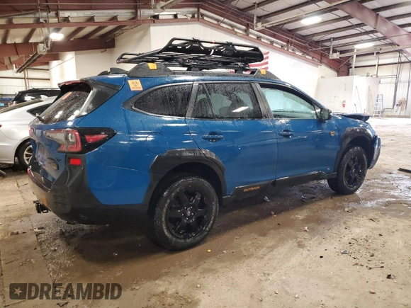 2023 Subaru Outback Wilderness with VIN 4S4BTGUD5P3222477, listed as a Copart auction lot 52590565 with 50,792 mi miles and Salvage title. Bid and sale history available at DreamBid. Image 3.