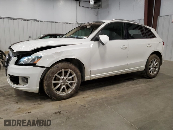 2010 Audi Q5 Premium Plus with VIN WA1LKAFP7AA004585, listed as a Copart auction lot 51585445 with 97,534 mi miles and Salvage title. Bid and sale history available at DreamBid. Image 1.