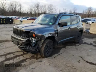 2018 Jeep Renegade Sport with VIN ZACCJBAB7JPH36435, listed as a Copart auction lot 87924455 with Not provided miles and Salvage title. Bid and sale history available at DreamBid. Image 1.