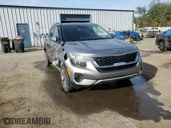 2021 Kia Seltos S with VIN KNDEU2AA0M7189890, listed as a Copart auction lot 84733084 with 41,495 mi miles and Salvage Title. Bid and sale history available at DreamBid. Image 14.