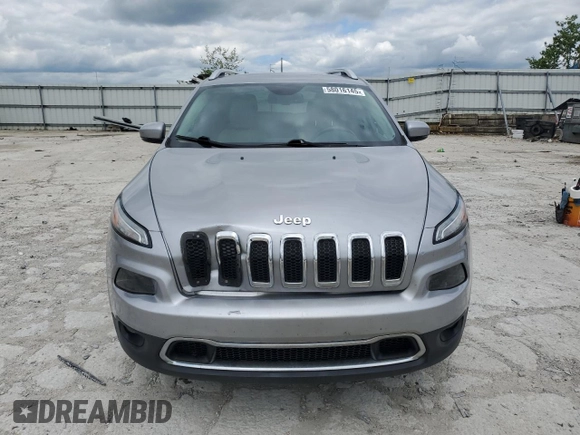2017 Jeep Cherokee Limited с VIN 1C4PJLDB0HW619554, выставлен на аукционе Copart как лот 58016145 с пробегом Не указан миль и Списание • Salvage title. История ставок и продаж доступна на DreamBid. Изображение 5.