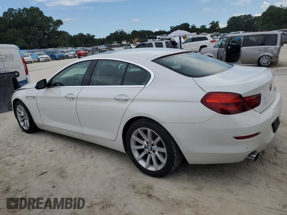 2016 BMW 6 Series 640i with VIN WBA6D0C56GG432211, listed as a Copart auction lot 60895154 with 81,737 mi miles and Salvage Title. Bid and sale history available at carsss.com. Image 2.