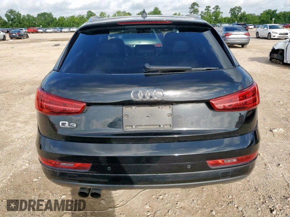 2018 Audi Q3 Premium Plus with VIN WA1HCCFS9JR009064, listed as a Copart auction lot 60396735 with 72,260 mi miles and Salvage title. Bid and sale history available at DreamBid. Image 6.