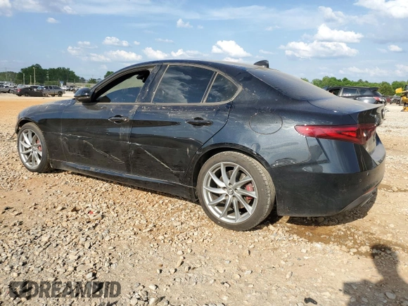 2022 Alfa Romeo Giulia with VIN ZARFAMAN2N7660313, listed as a Copart auction lot 54412005 with 31,238 mi miles and Salvage title. Bid and sale history available at DreamBid. Image 2.