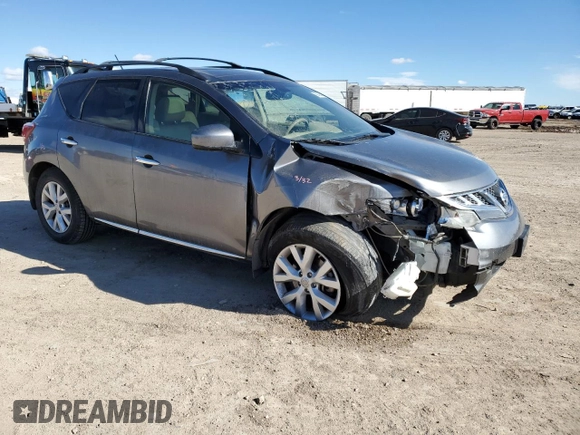 2013 Nissan Murano S with VIN JN8AZ1MU9DW205143, listed as a Copart auction lot 89395085 with 80,150 mi miles and Salvage Title. Bid and sale history available at carsss.com. Image 4.