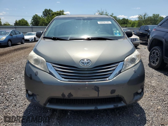 2011 Toyota Sienna XLE с VIN 5TDDK3DC9BS016604, выставлен на аукционе Copart как лот 59236145 с пробегом 372 585 миль миль и Чистый • Clean title. История ставок и продаж доступна на DreamBid. Изображение 5.