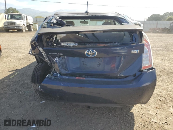 2012 Toyota Prius One with VIN JTDKN3DU9C1577665, listed as a Copart auction lot 52639725 with 193,980 mi miles and Salvage Title. Bid and sale history available at DreamBid. Image 6.