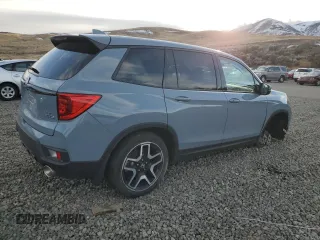 2023 Honda Passport Elite with VIN 5FNYF8H09PB011546, listed as a Copart auction lot 86207084 with 20,838 mi miles and Salvage Title. Bid and sale history available at carsss.com. Image 3.