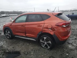 2017 Hyundai Tucson Sport z VIN KM8J33A25HU479951, wystawiony jako Copart lot #47854555 z przebiegiem 103 818 mil mil oraz Szkoda całkowita • Salvage title. Historia ofert i sprzedaży dostępna na DreamBid. Obrazek 2.