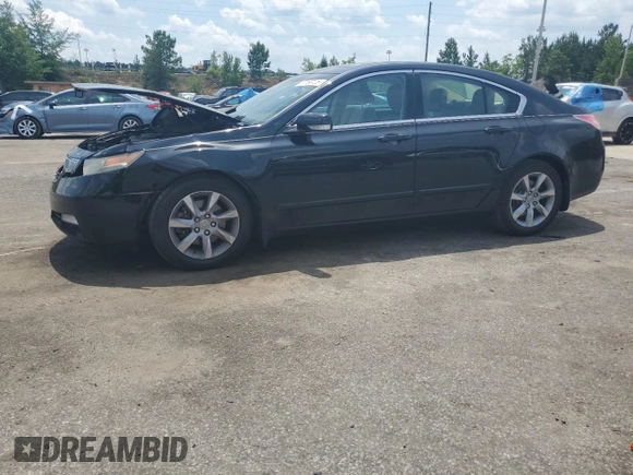 2013 Acura TL Technology z VIN 19UUA8F5XDA017521, wystawiony jako Copart lot #57166125 z przebiegiem 160 167 mil mil oraz Szkoda całkowita • Salvage title. Historia ofert i sprzedaży dostępna na DreamBid. Obrazek 1.