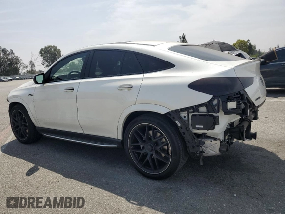 2022 Mercedes-Benz GLE 53 AMG with VIN 4JGFD6BB6NA688468, listed as a Copart auction lot 58760015 with 31,936 mi miles and Salvage title. Bid and sale history available at DreamBid. Image 2.