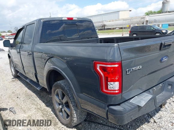 2017 Ford F-150 XL with VIN 1FTFW1EG2HFB69725, listed as a IAAI auction lot 41913250 with 168,478 mi miles. Bid and sale history available at carsss.com. Image 3.