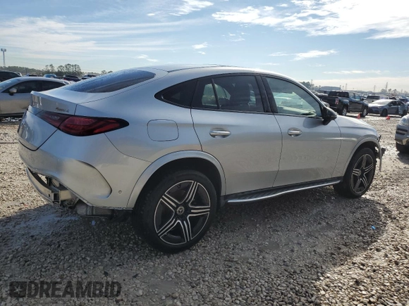 2024 Mercedes-Benz GLC with VIN W1NKJ4HB8RF115340, listed as a Copart auction lot 88926465 with 30,405 mi miles and Salvage Title. Bid and sale history available at carsss.com. Image 3.