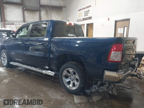 2019 Ram 1500 Big Horn/Lone Star with VIN 1C6SRFFT8KN908051, listed as a IAAI auction lot 41598931 with 95,612 mi miles. Bid and sale history available at carsss.com. Image 3.