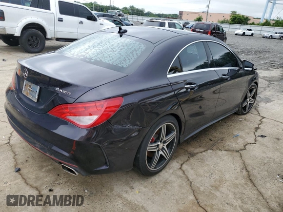 2016 Mercedes-Benz CLA 250 with VIN WDDSJ4GB8GN337622, listed as a Copart auction lot 61073255 with Not provided miles and Clean title. Bid and sale history available at DreamBid. Image 3.