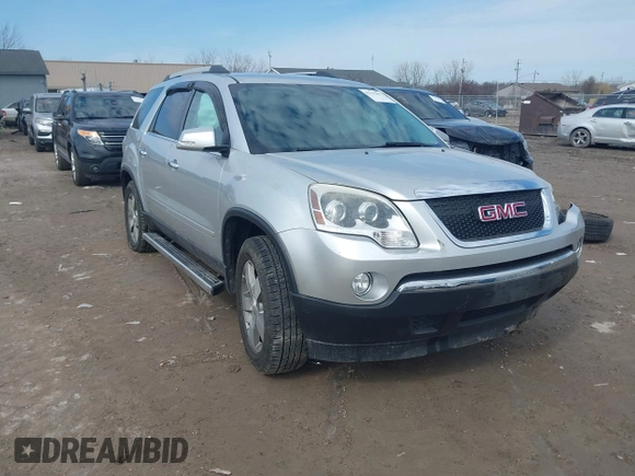 2011 GMC Acadia SLT1 with VIN 1GKKRRED6BJ208108, listed as a IAAI auction lot 41757852 with 114,157 mi miles. Bid and sale history available at carsss.com. Image 1.