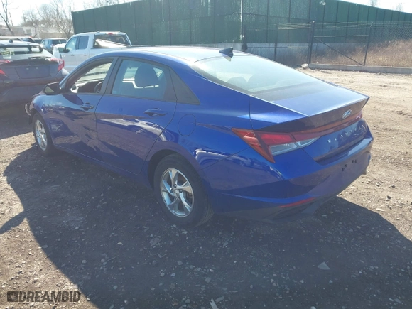 2023 Hyundai Elantra SE with VIN KMHLL4AG1PU557151, listed as a IAAI auction lot 41877575 with 40,329 mi miles. Bid and sale history available at carsss.com. Image 3.
