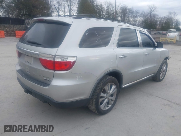 2012 Dodge Durango Citadel with VIN 1C4SDJET5CC211252, listed as a IAAI auction lot 41739657 with 140,296 mi miles and . Bid and sale history available at DreamBid. Image 4.