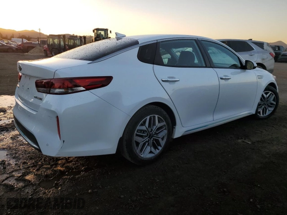 2020 Kia Optima Hybrid EX with VIN KNAGU4LE9L5038493, listed as a Copart auction lot 80132994 with 49,490 mi miles and Clean Title. Bid and sale history available at carsss.com. Image 3.