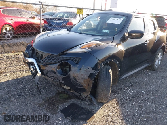 2015 Nissan Juke S with VIN JN8AF5MR8FT506101, listed as a IAAI auction lot 41821545 with 82,385 mi miles. Bid and sale history available at carsss.com. Image 6.