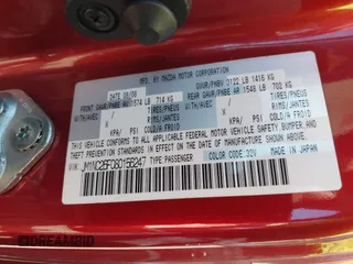2008 Mazda MX-5 Miata Touring with VIN JM1NC26F080156247, listed as a IAAI auction lot 42359690 with 94,493 mi miles and . Bid and sale history available at DreamBid. Image 9.