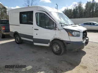 2016 Ford Transit Cargo with VIN 1FTYR1CM8GKA26342, listed as a Copart auction lot 44266105 with 150,450 mi miles and Salvage title. Bid and sale history available at DreamBid. Image 4.