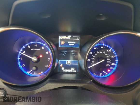 2017 Subaru Legacy Limited with VIN 4S3BNAN6XH3040822, listed as a Copart auction lot 55981165 with 108,294 mi miles and Salvage title. Bid and sale history available at DreamBid. Image 9.