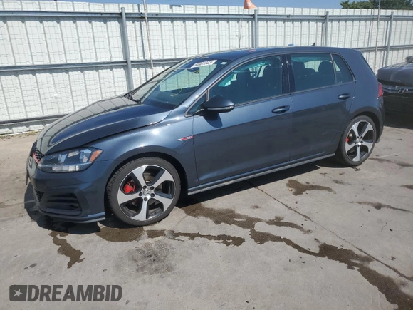 2018 Volkswagen Golf GTI S with VIN 3VW447AU9JM290850, listed as a Copart auction lot 60361843 with 42,042 mi miles. Bid and sale history available at carsss.com. Image 1.