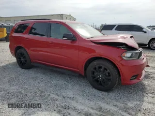 2019 Dodge Durango GT Plus with VIN 1C4RDJDG2KC633772, listed as a Copart auction lot 56954625 with 76,799 mi miles and Salvage title. Bid and sale history available at DreamBid. Image 4.