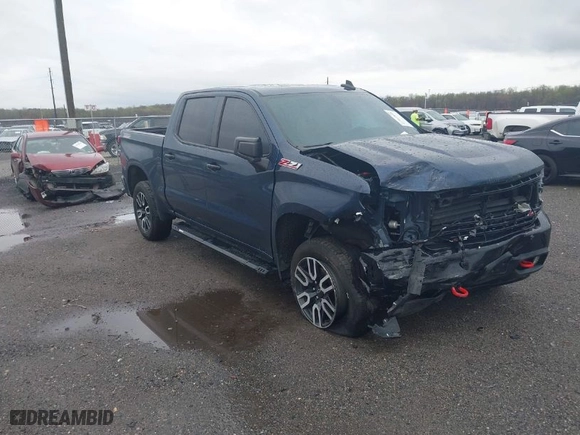2019 Chevrolet Silverado 1500 LT Trail Boss with VIN 1GCPYFED9KZ314198, listed as a IAAI auction lot 41962108 with 74,858 mi miles. Bid and sale history available at carsss.com. Image 1.