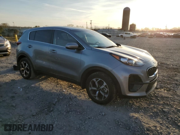 2021 Kia Sportage LX with VIN KNDPM3AC8M7944557, listed as a Copart auction lot 46100035 with 76,924 mi miles and Salvage Title. Bid and sale history available at carsss.com. Image 4.