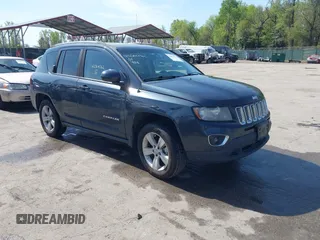2015 Jeep Compass High Altitude Edition with VIN 1C4NJDEB1FD168994, listed as a IAAI auction lot 42064762 with 263,100 mi miles. Bid and sale history available at carsss.com. Image 1.