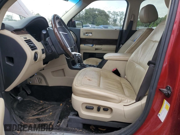 2014 Ford Flex Limited z VIN 2FMHK6D87EBD04394, wystawiony jako Copart lot #51118465 z przebiegiem 131 738 mil mil oraz Szkoda całkowita • Salvage title. Historia ofert i sprzedaży dostępna na DreamBid. Obrazek 7.