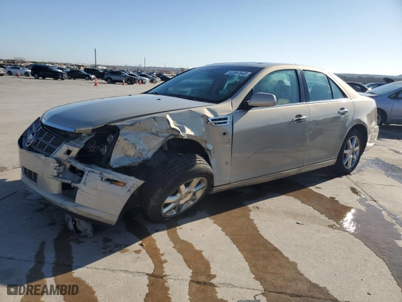 2008 Cadillac STS RWD w/1SB with VIN 1G6DK67V580185340, listed as a Copart auction lot 42057645 with 162,934 mi miles and Salvage Title. Bid and sale history available at carsss.com. Image 1.