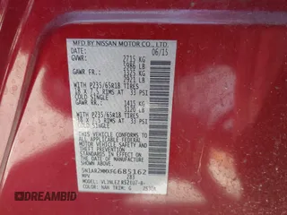 2015 Nissan Pathfinder SL with VIN 5N1AR2MMXFC685162, listed as a IAAI auction lot 42325622 with 172,897 mi miles and . Bid and sale history available at DreamBid. Image 9.